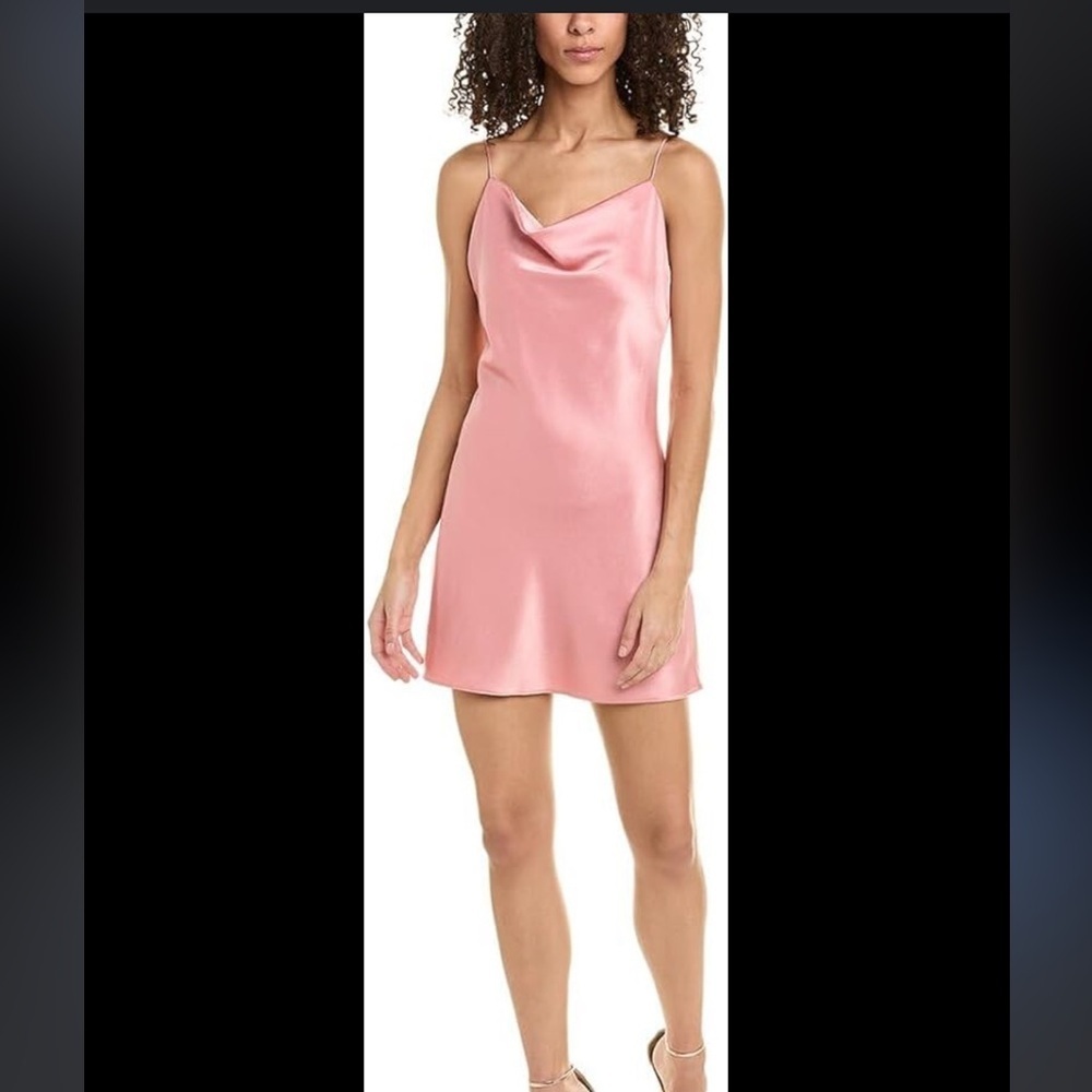 Alice+Olivia Harmony Drapery slip dress.